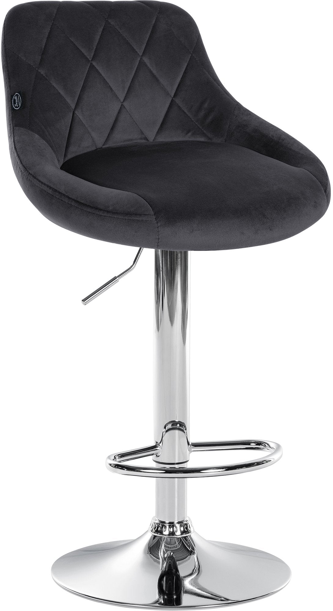 Barhocker Lazio Samt chrom