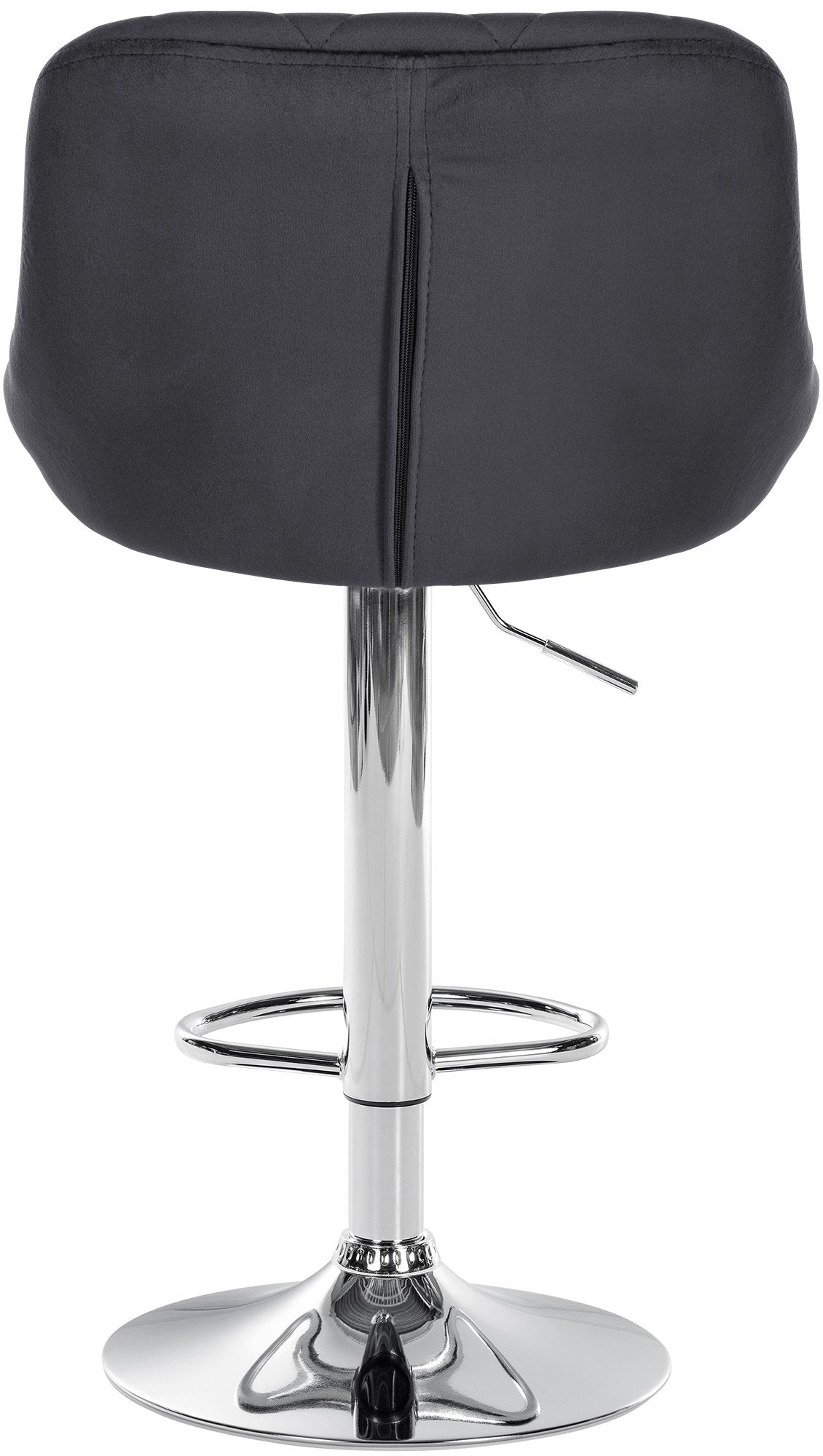 Barhocker Lazio Samt chrom – Ansicht 6