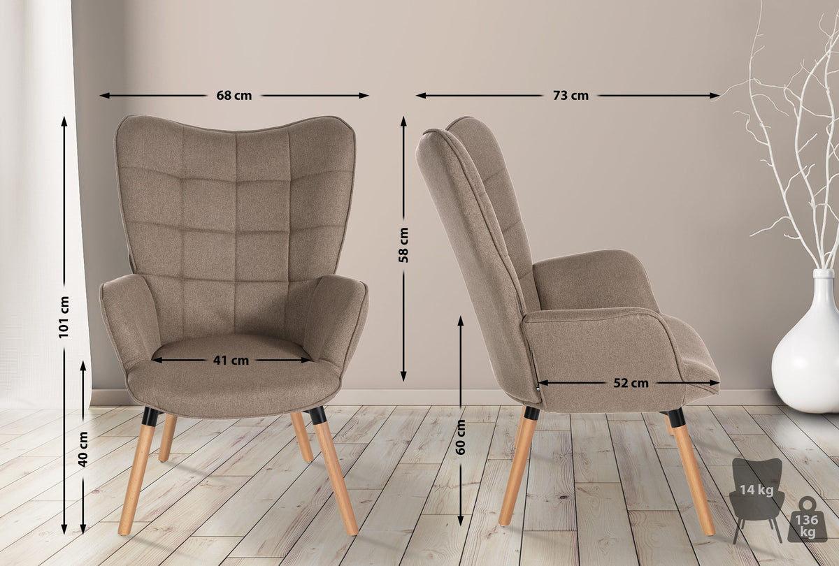 Sessel Garding Stoff – Ansicht 16
