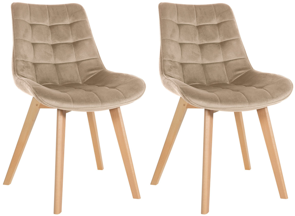 2er Set Stühle Brook Samt – Ansicht 9