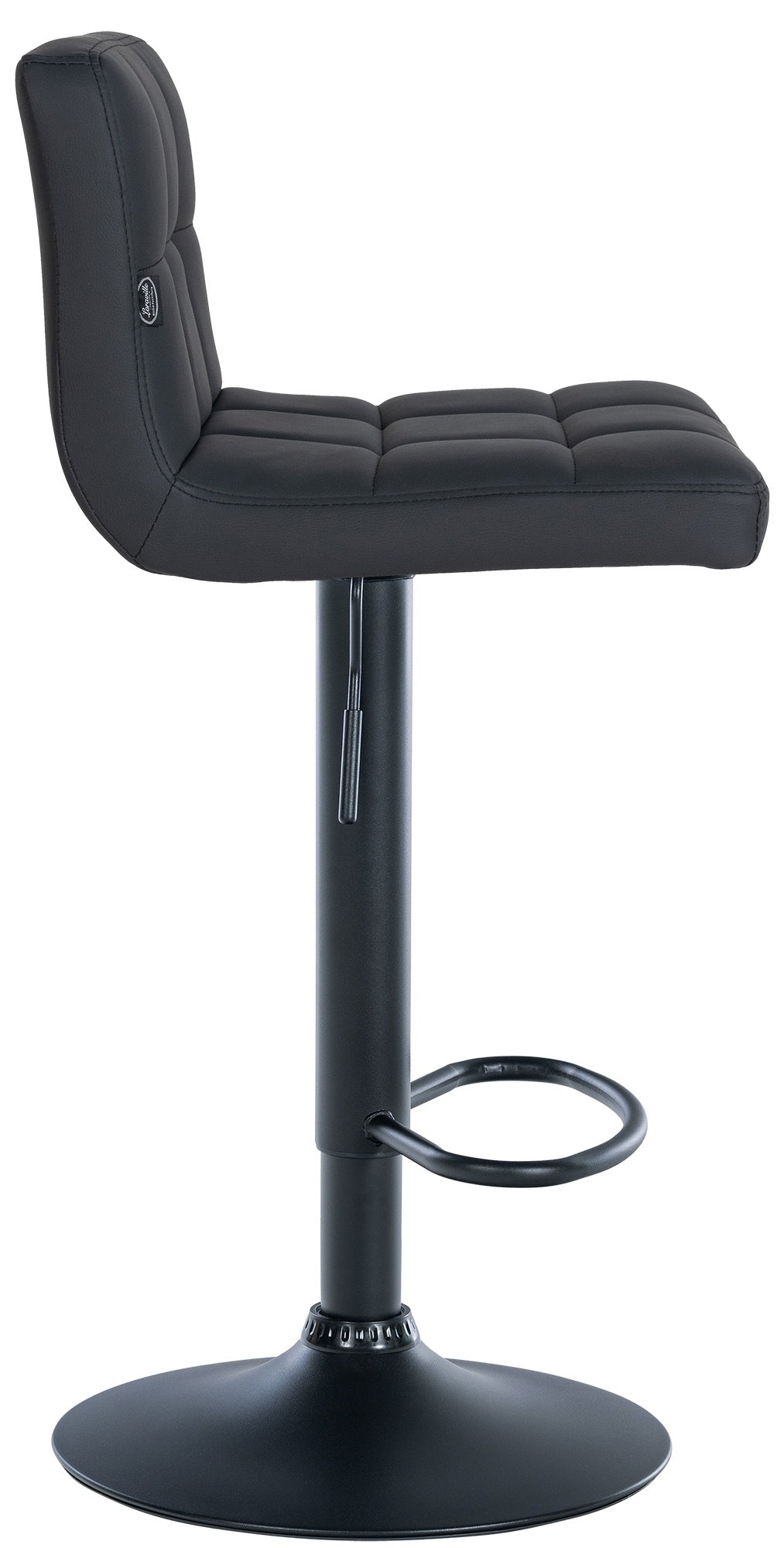 Barhocker Feni Kunstleder schwarz – Ansicht 4