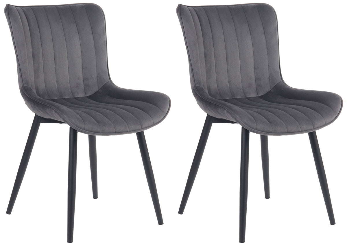 2er Set Stühle Largo Samt – Ansicht 9