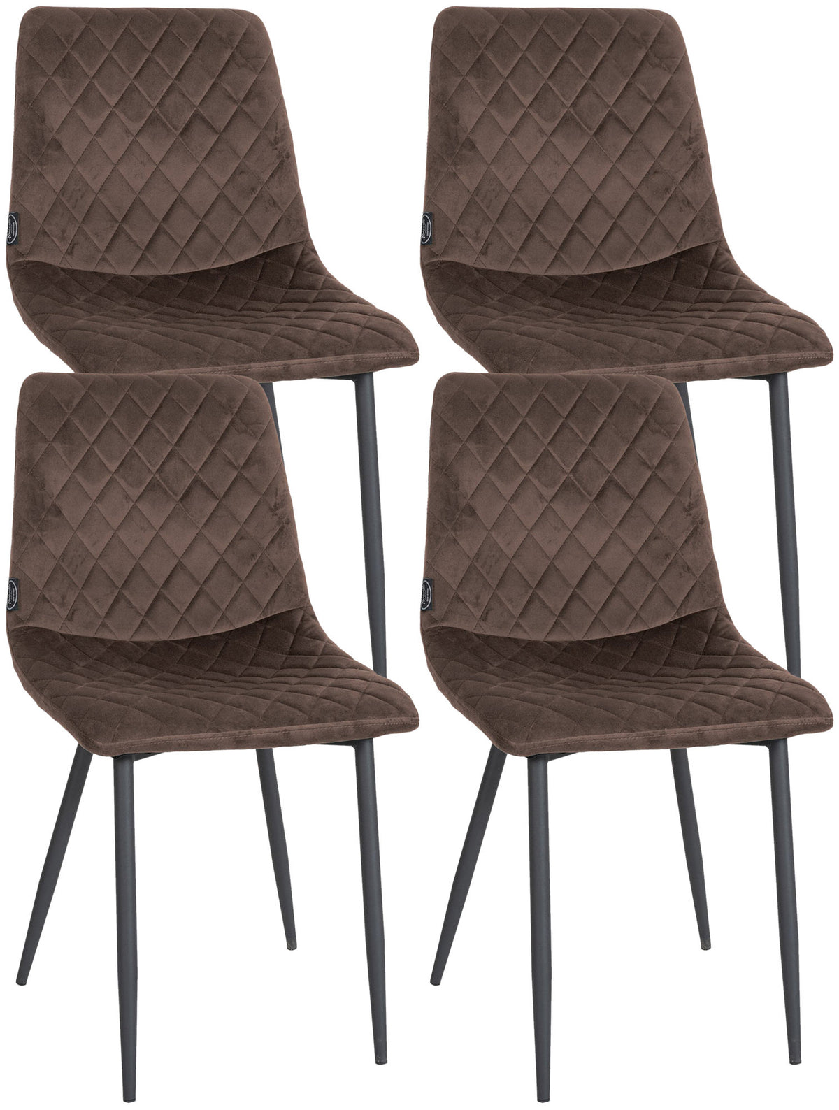 4er Set Stühle Telde Samt – Ansicht 10