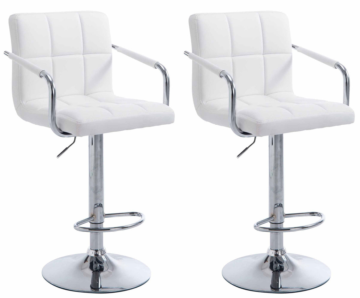 2er Set Barhocker Lucy V2 chrom – Ansicht 7