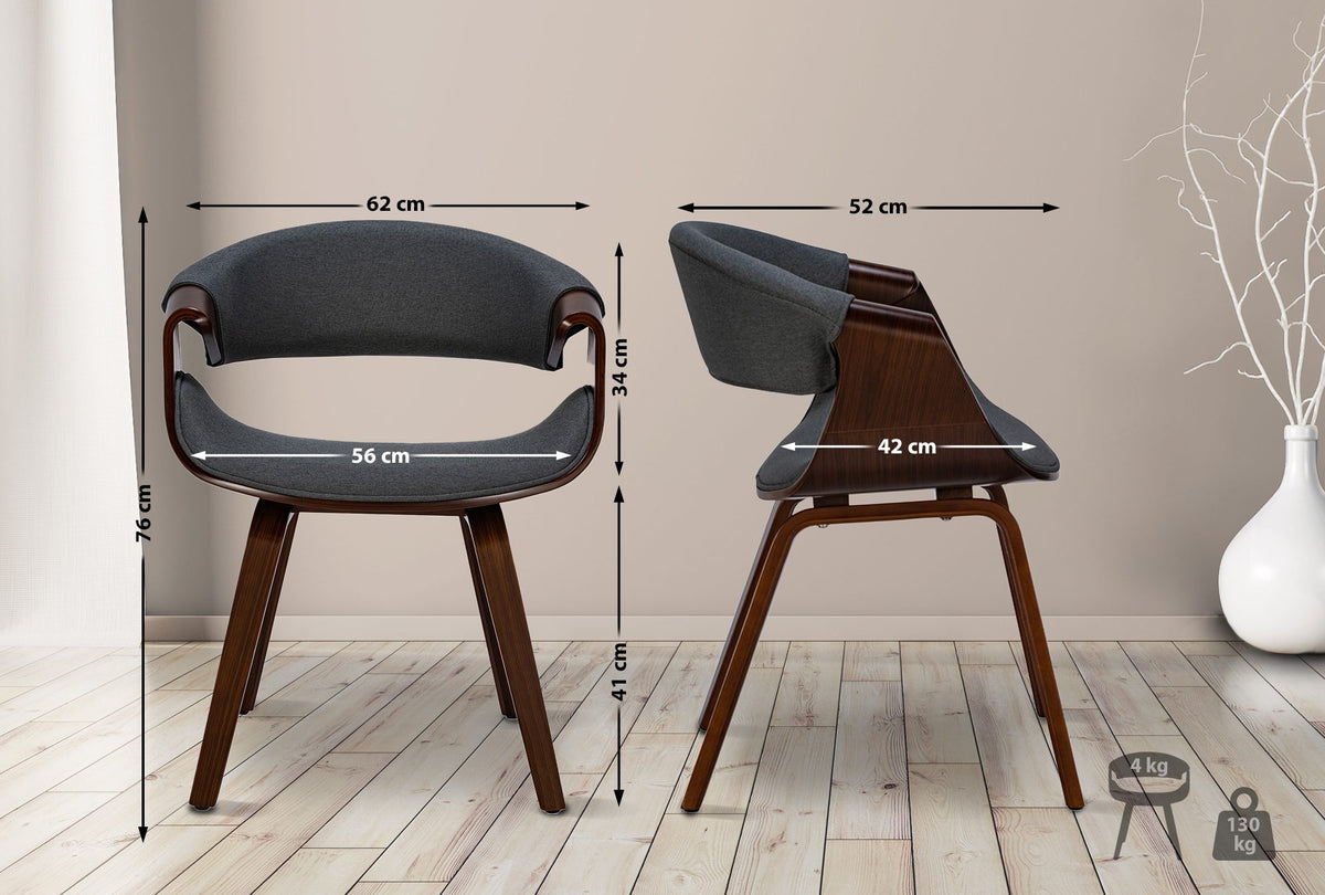 Esszimmerstuhl Foley Stoff – Ansicht 16