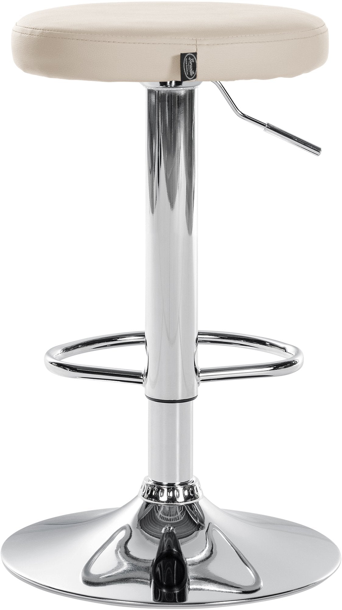 2er Set Barhocker Ponte Kunstleder chrom – Ansicht 14