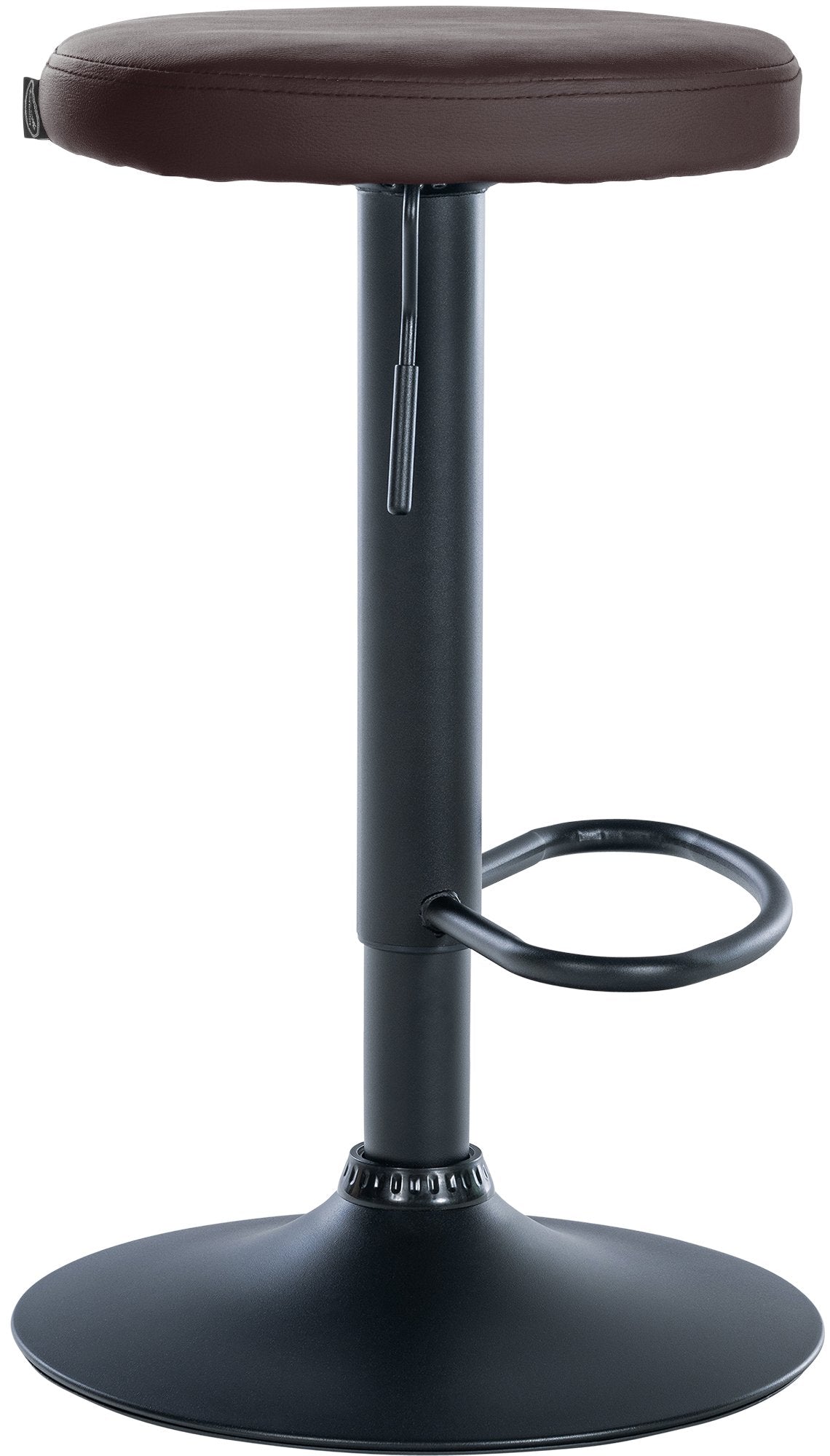 2er Set Barhocker Ponte Kunstleder schwarz – Ansicht 4