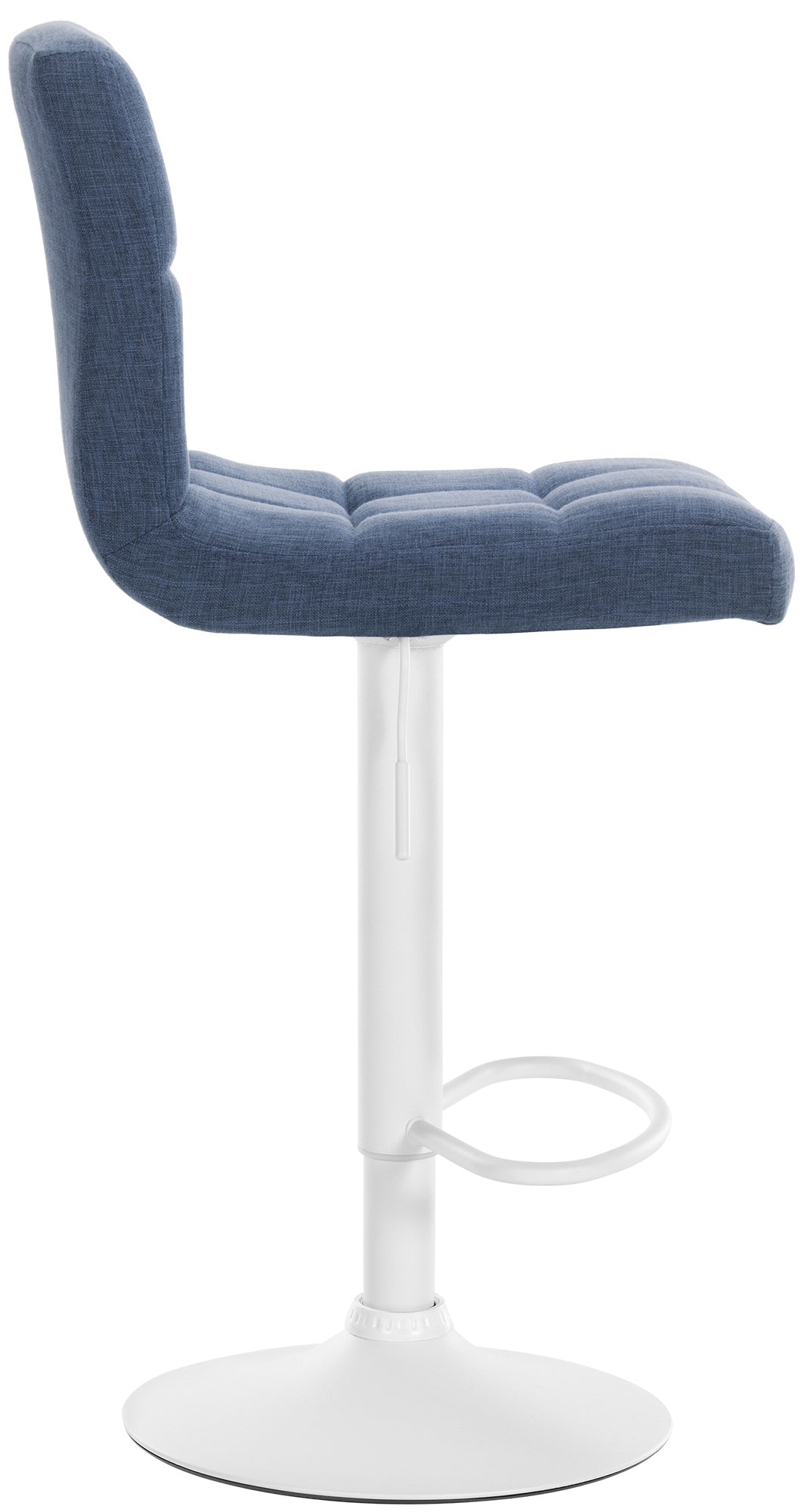 2er Set Barhocker Calma Stoff weiß – Ansicht 5