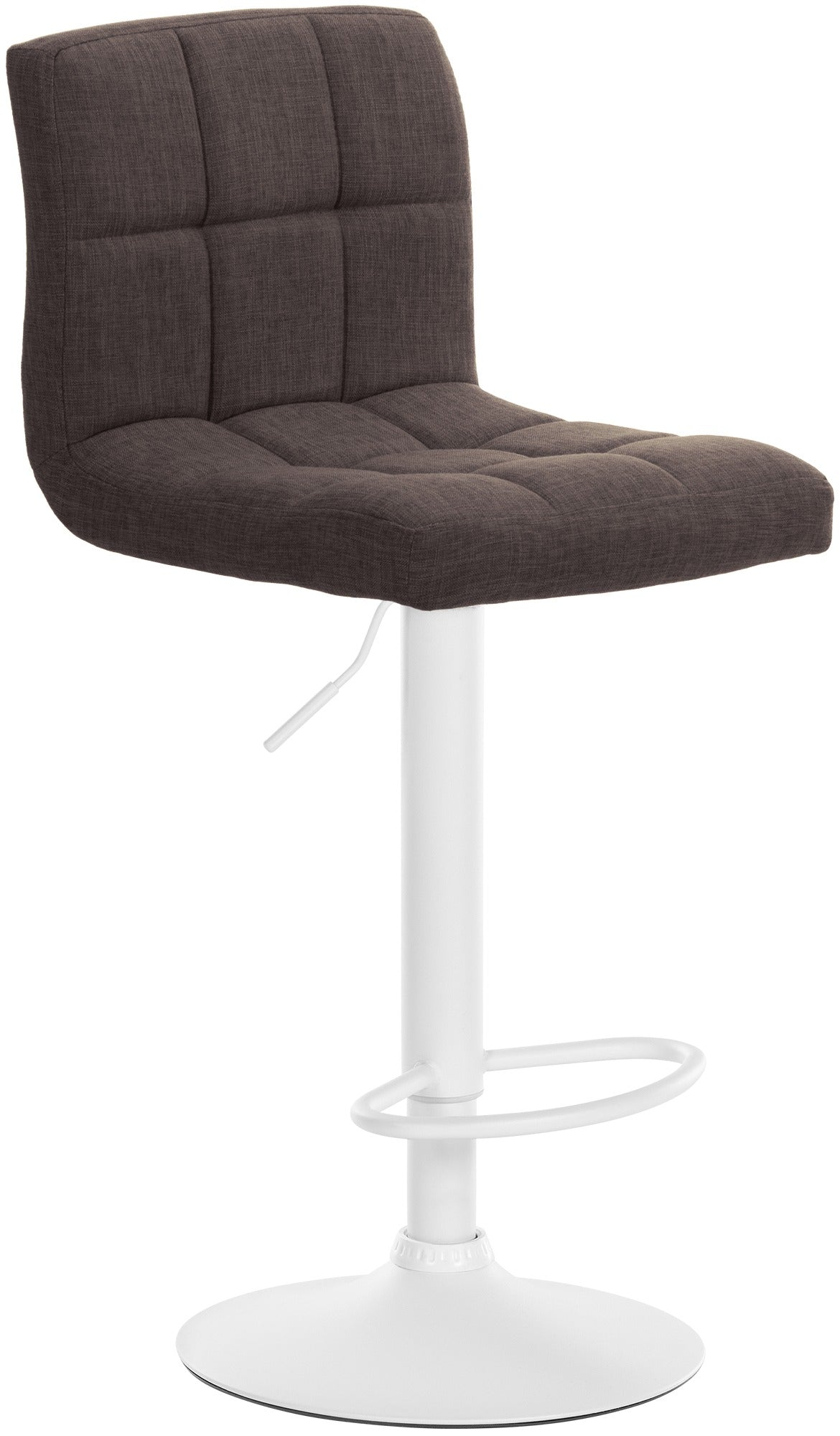 2er Set Barhocker Calma Stoff weiß – Ansicht 11