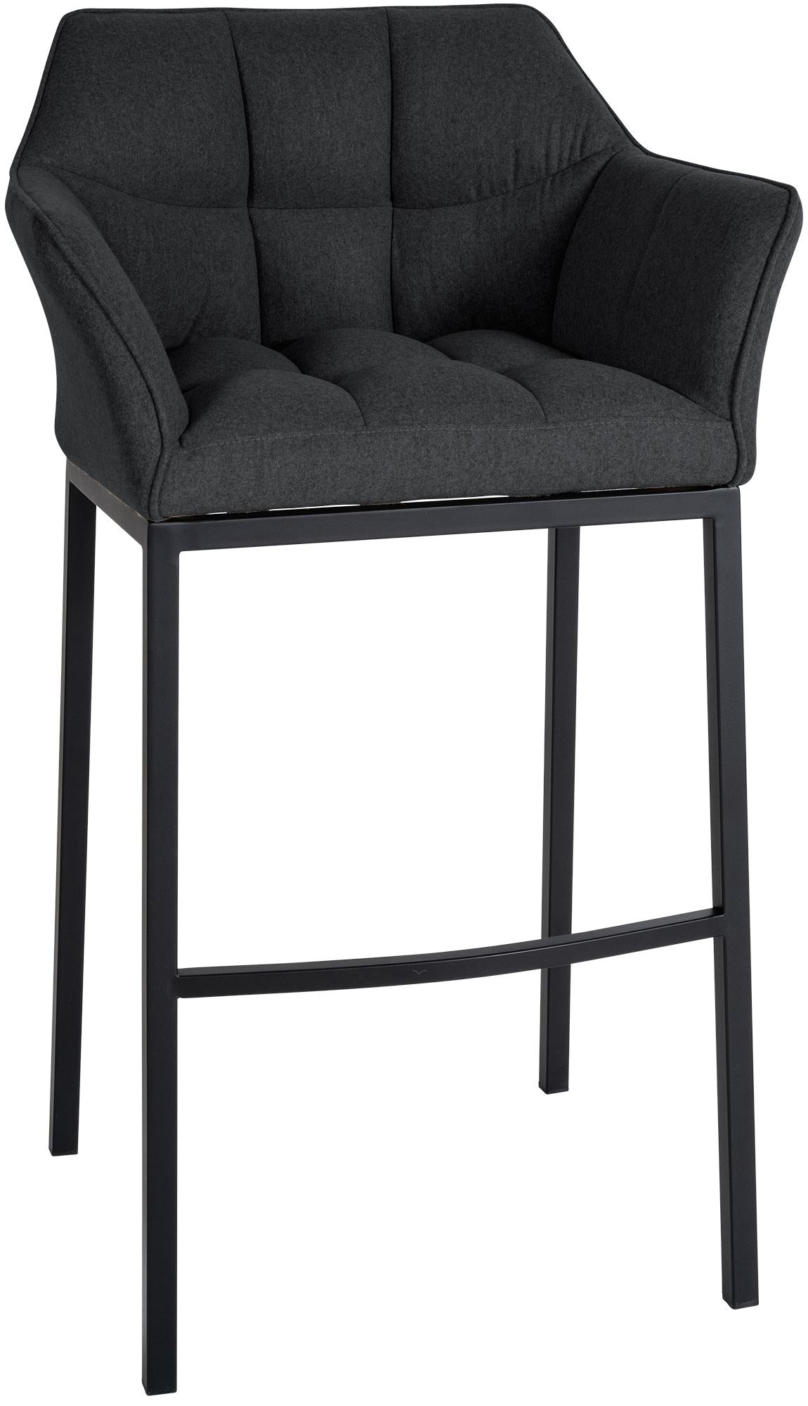 Barhocker Damaso B Filz mit 4-Fuß Gestell
