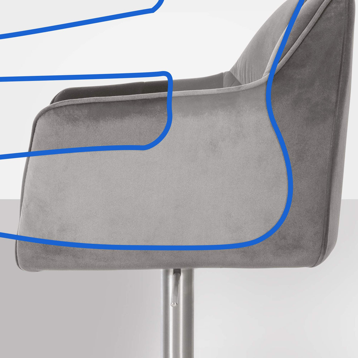 Barhocker Damaso E Samt – Ansicht 2