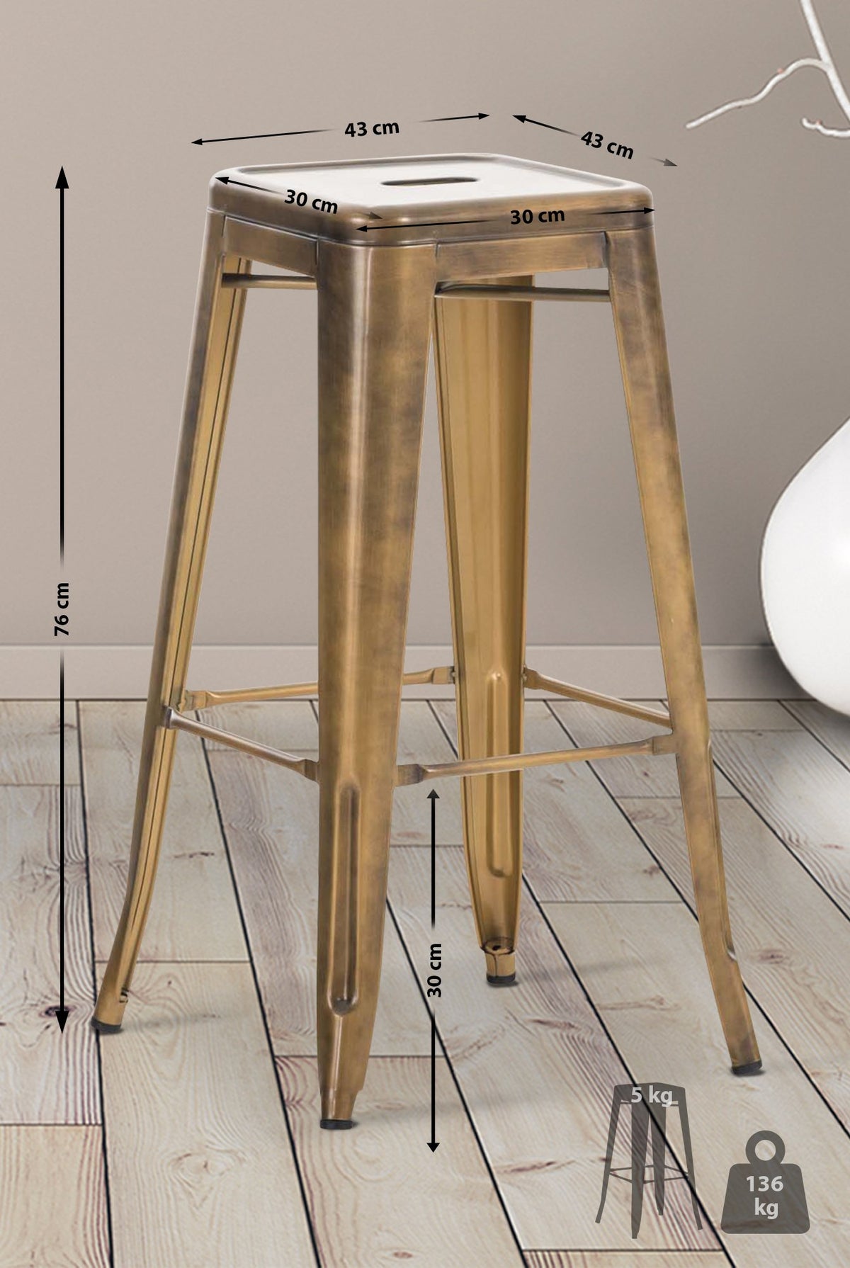 Barhocker Joshua V2 – Ansicht 16