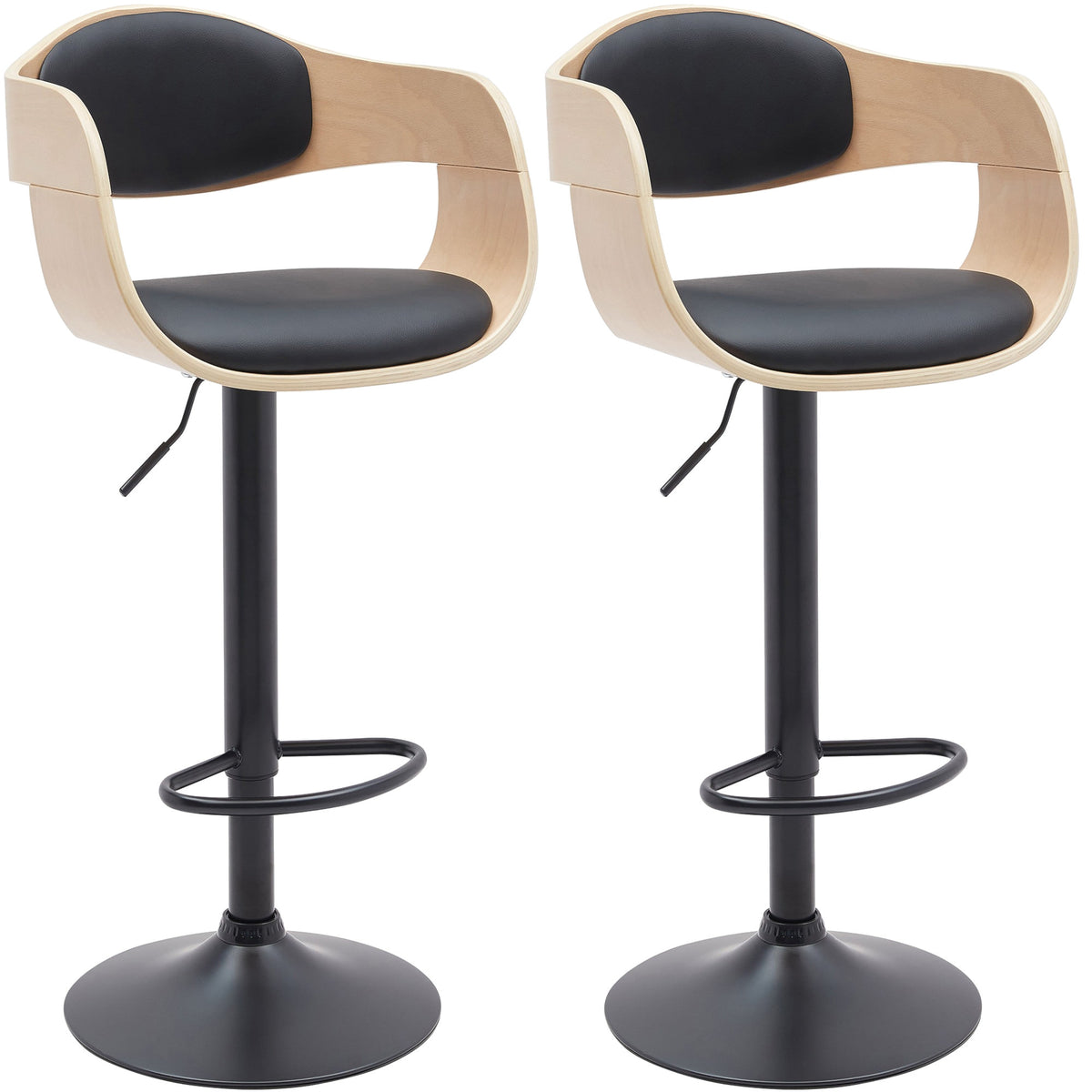 2er Set Barhocker Kingston B Kunstleder – Ansicht 15