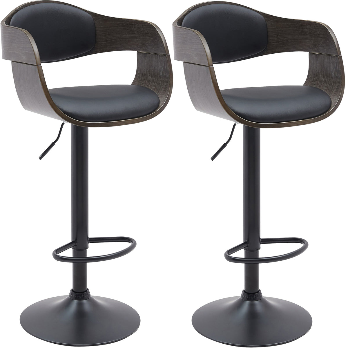 2er Set Barhocker Kingston B Kunstleder – Ansicht 8