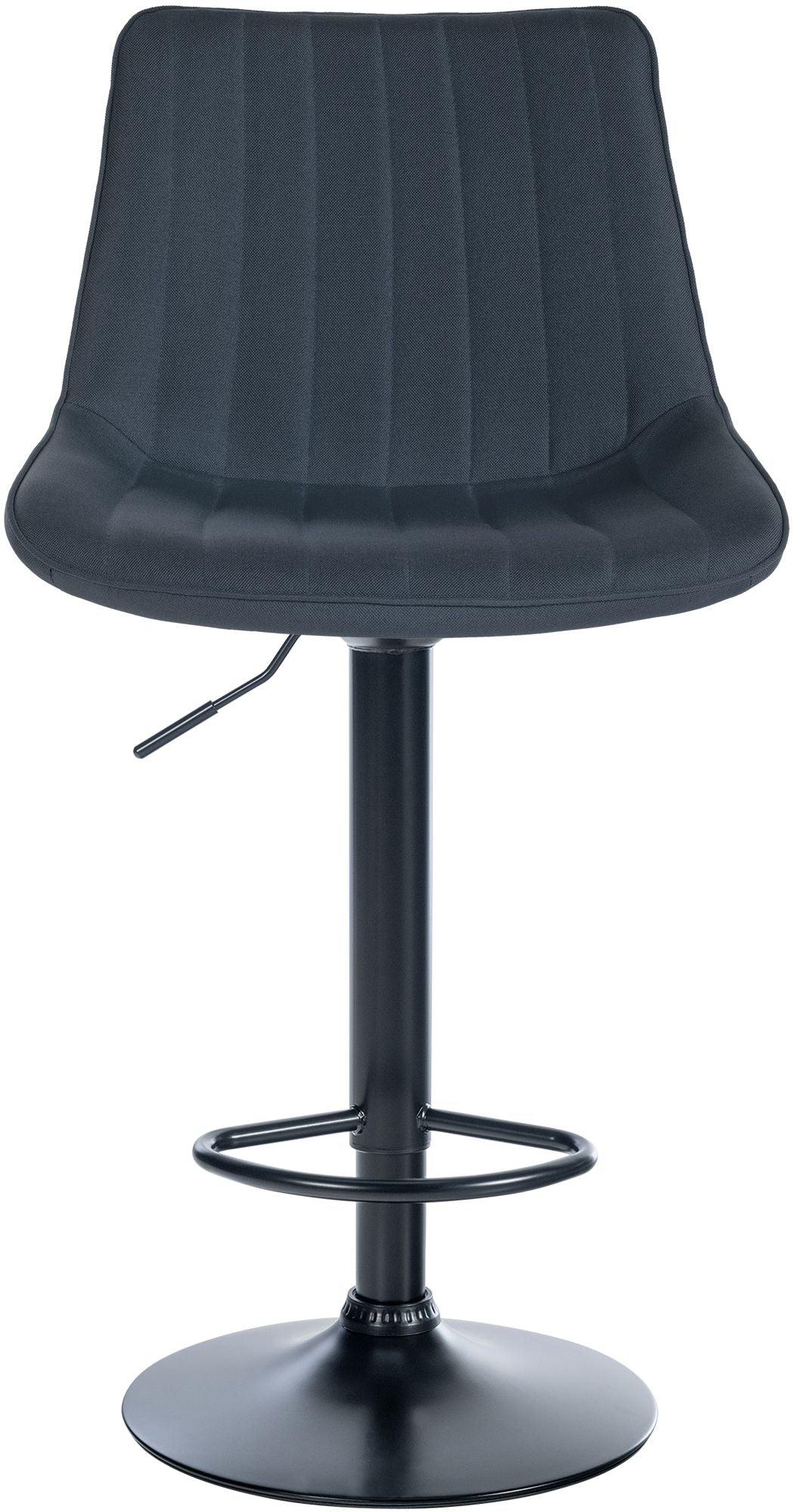 2er Set Barhocker Toni Stoff schwarz – Ansicht 3