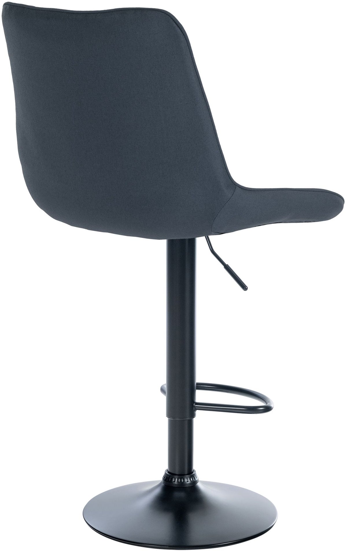 2er Set Barhocker Toni Stoff schwarz – Ansicht 5