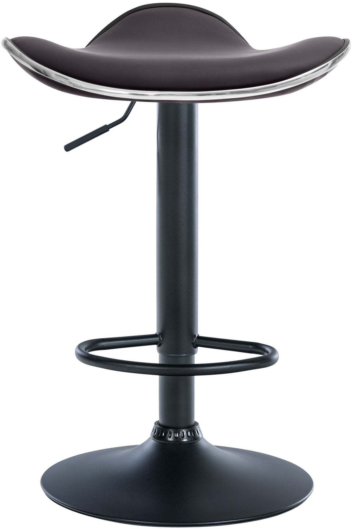 Barhocker Shanghai Kunstleder schwarz – Ansicht 6