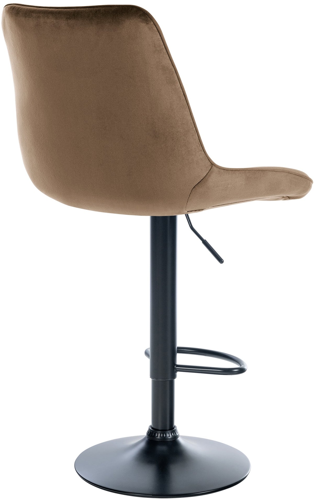 2er Set Barhocker Toni Samt schwarz – Ansicht 13