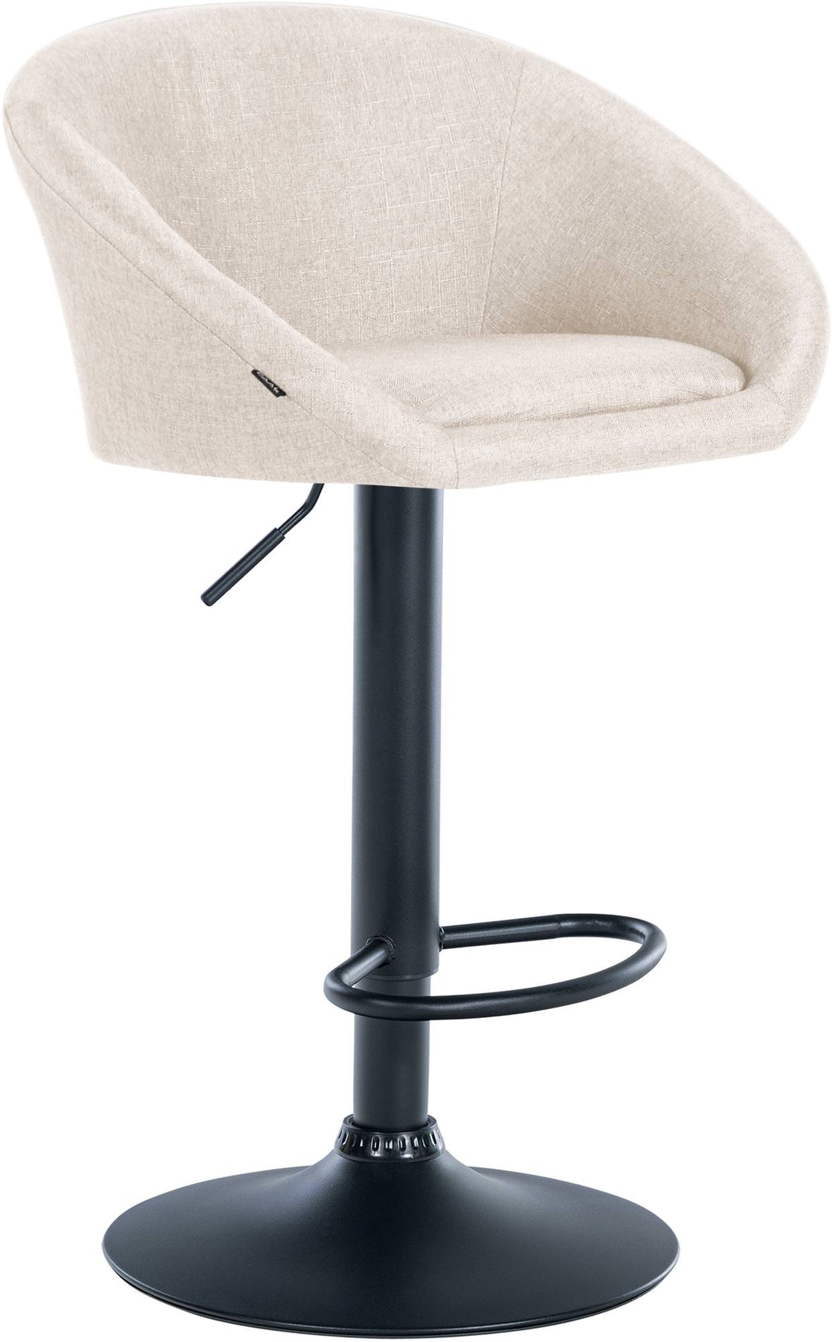 Barhocker Davie Stoff schwarz