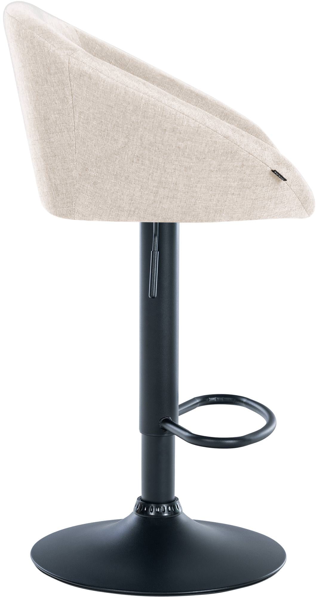 Barhocker Davie Stoff schwarz – Ansicht 4