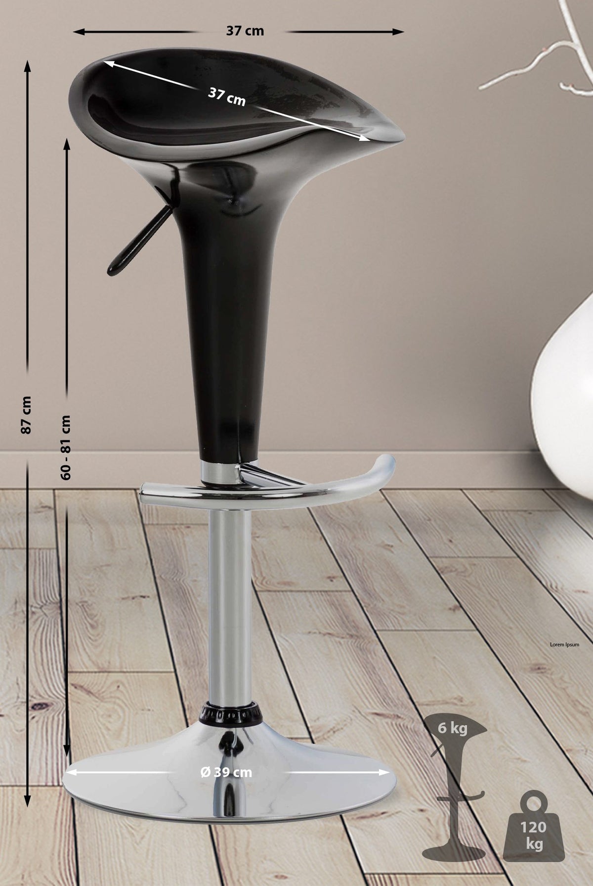 Barhocker Saddle – Ansicht 11