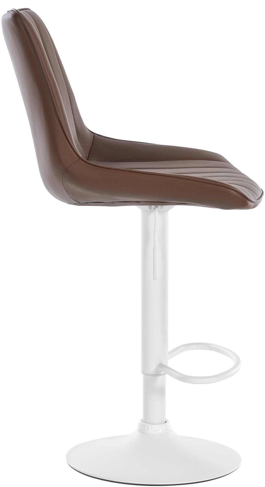 2er Set Barhocker Toni Kunstleder weiß – Ansicht 4