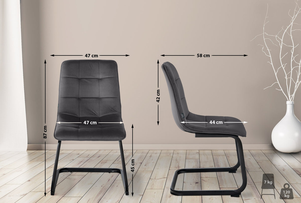 Esszimmerstuhl Vermont Samt – Ansicht 9
