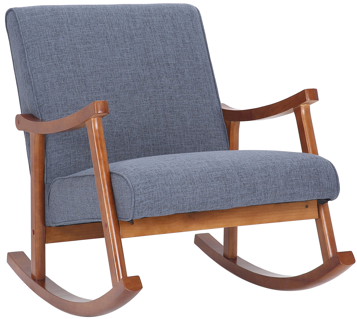 Schaukelstuhl Morelia Stoff walnuss – Ansicht 8