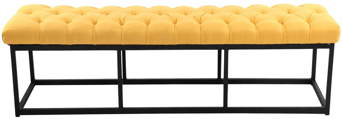 Sitzbank Amun Stoff Schwarz 150 cm – Ansicht 9