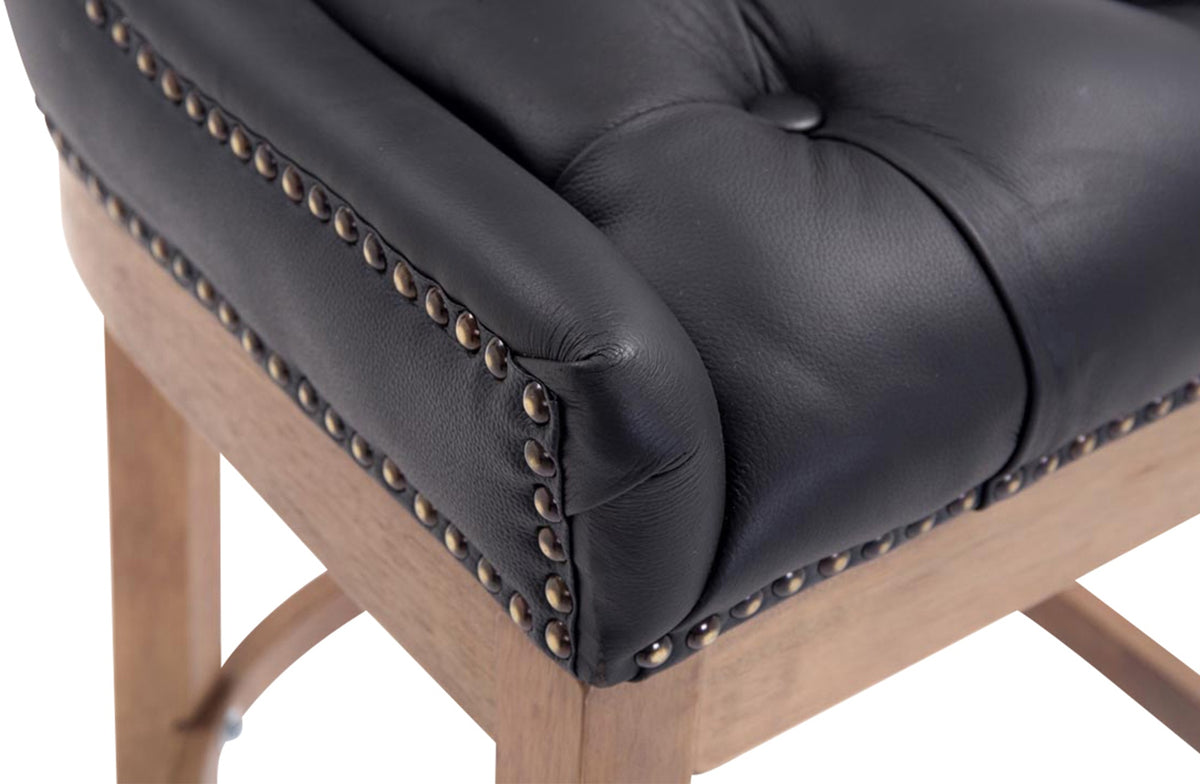 Barhocker Lakewood Echtleder, Antik-hell – Ansicht 4