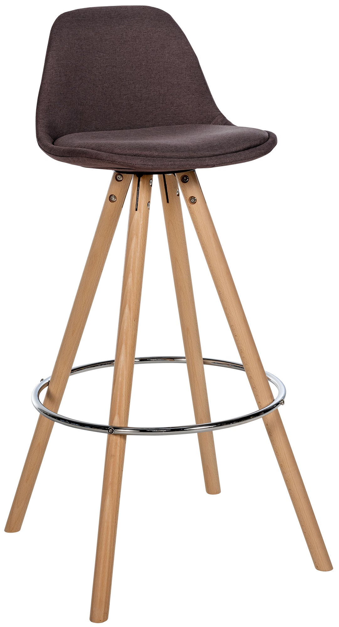 Barhocker Corbin Stoff Rund natura – Ansicht 8