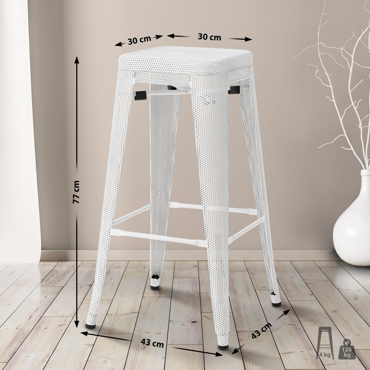 Barhocker Fletcher – Ansicht 2