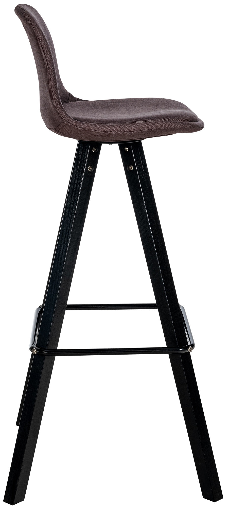 Barhocker Corbin Stoff Square schwarz – Ansicht 14