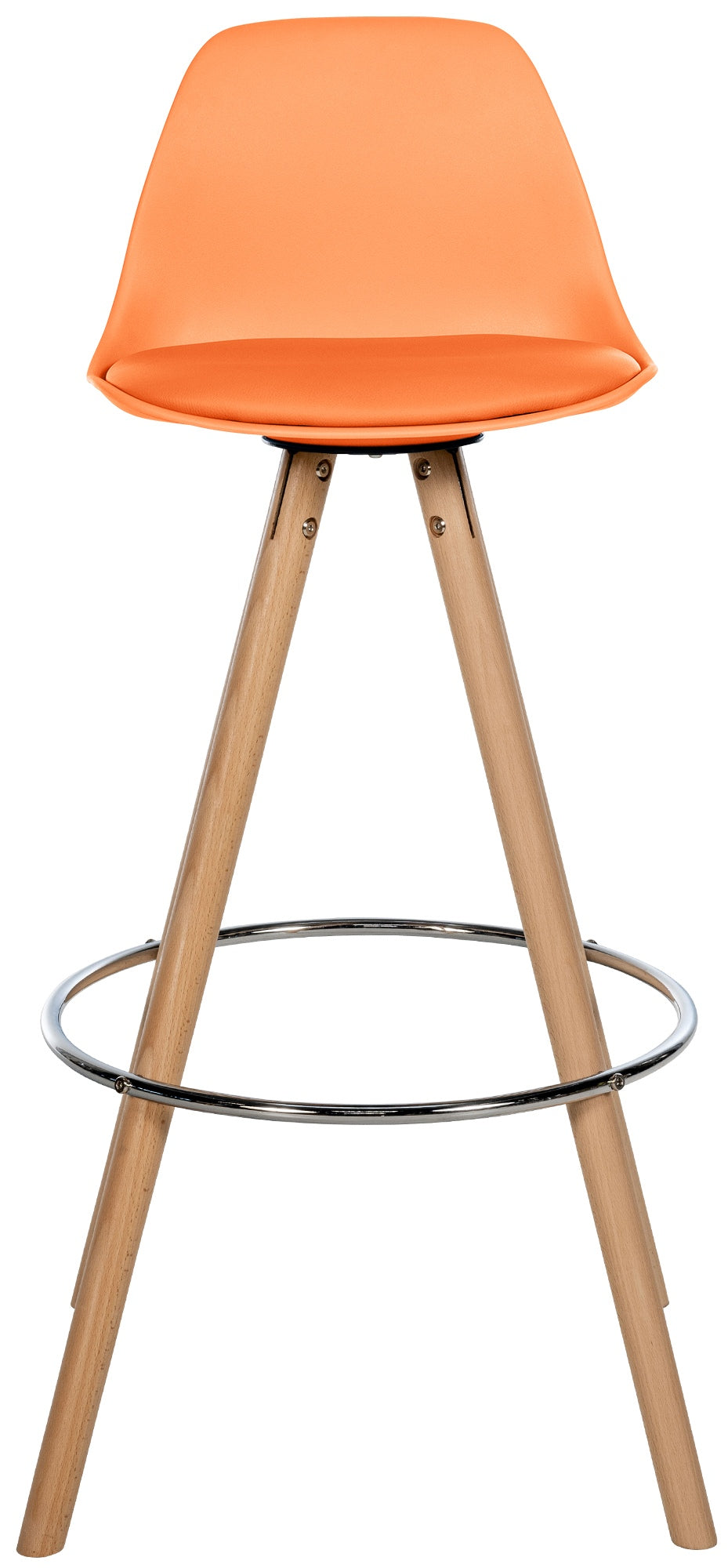 Barhocker Corbin Kunstleder Rund natura – Ansicht 6