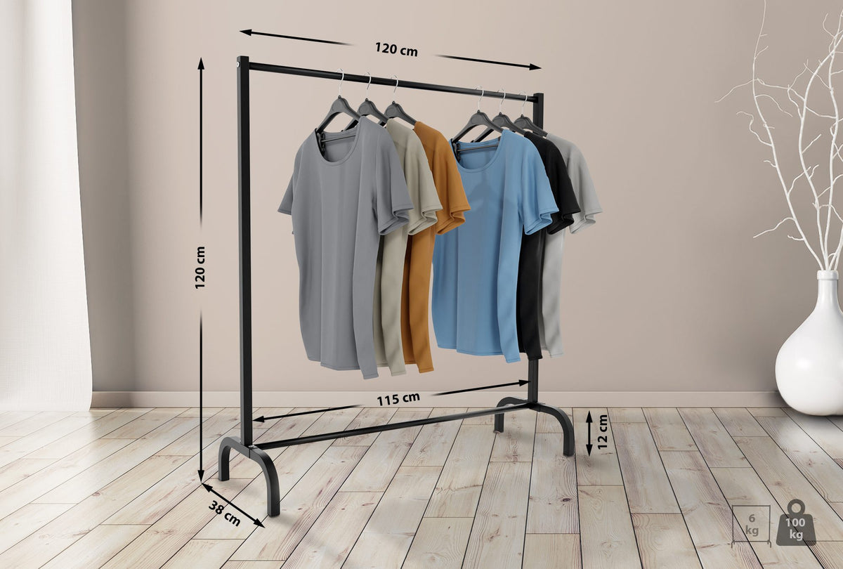 Kleiderständer Lara 120x38x120 – Ansicht 2