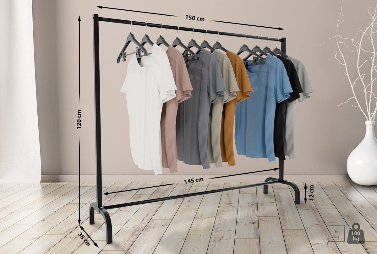 Kleiderständer Lara 150x38x120 – Ansicht 2