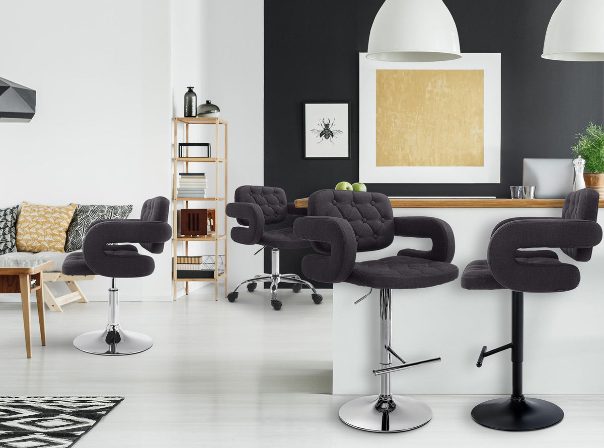 Barhocker Dublin STOFF C – Ansicht 4