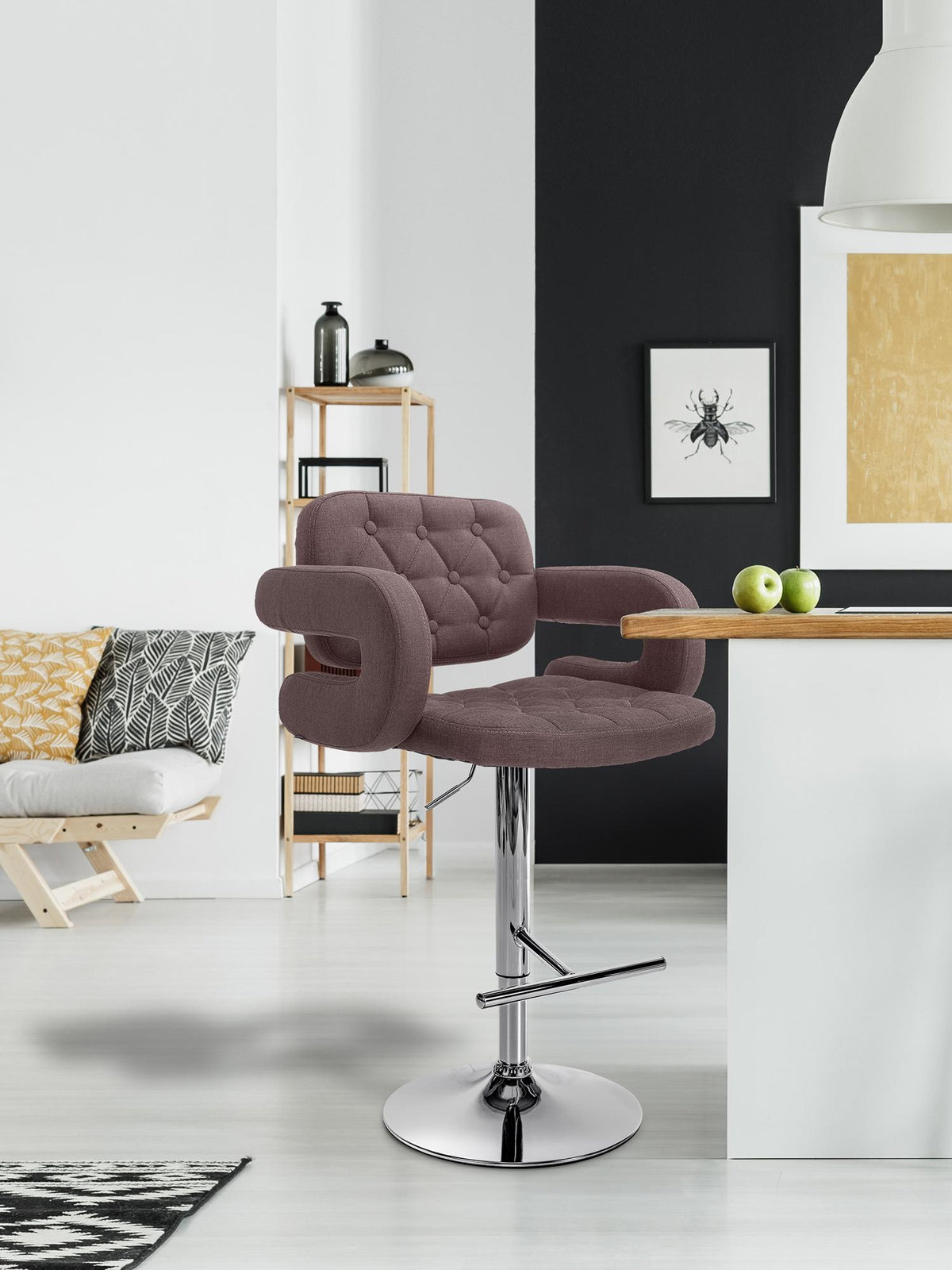 Barhocker Dublin STOFF C – Ansicht 17