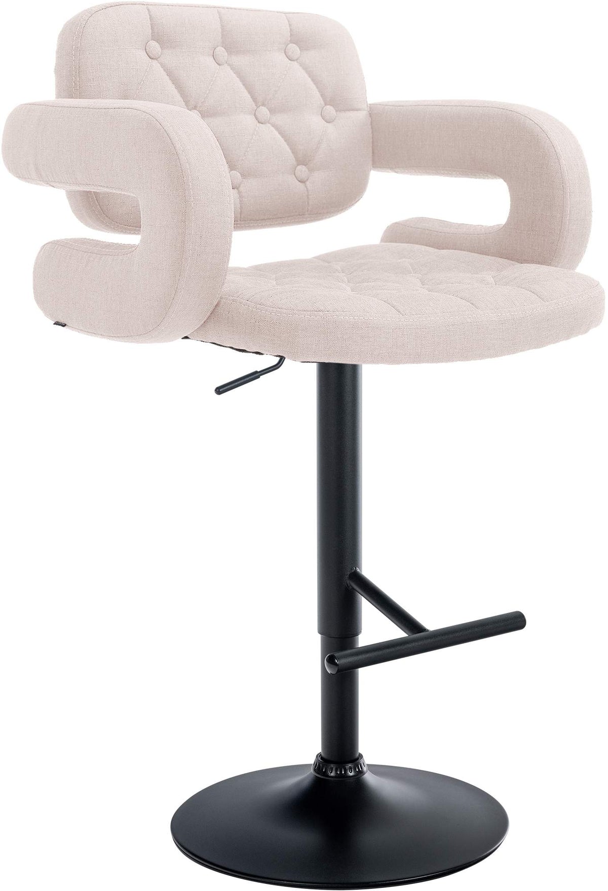 Barhocker Dublin STOFF schwarz