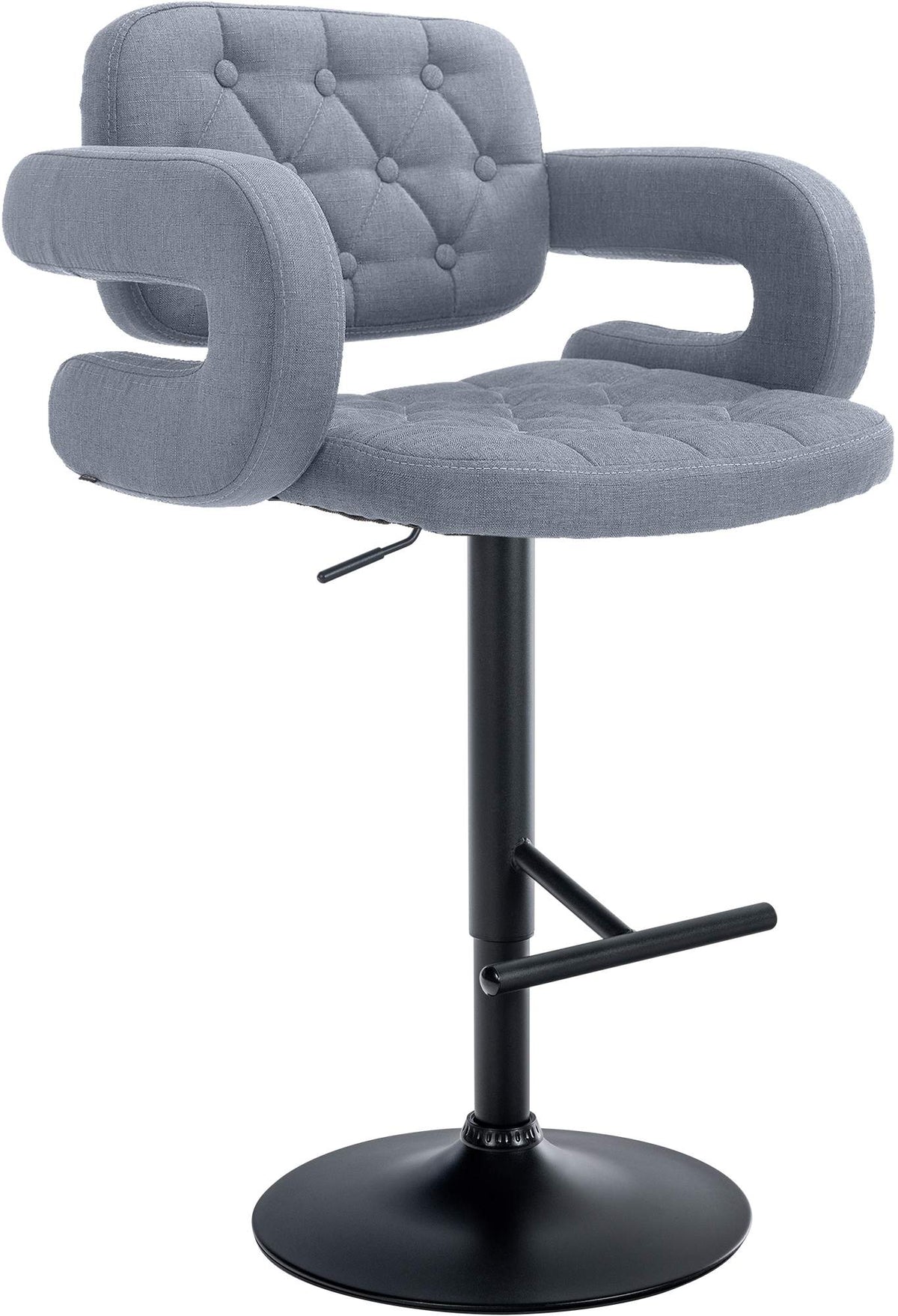 Barhocker Dublin STOFF schwarz – Ansicht 8