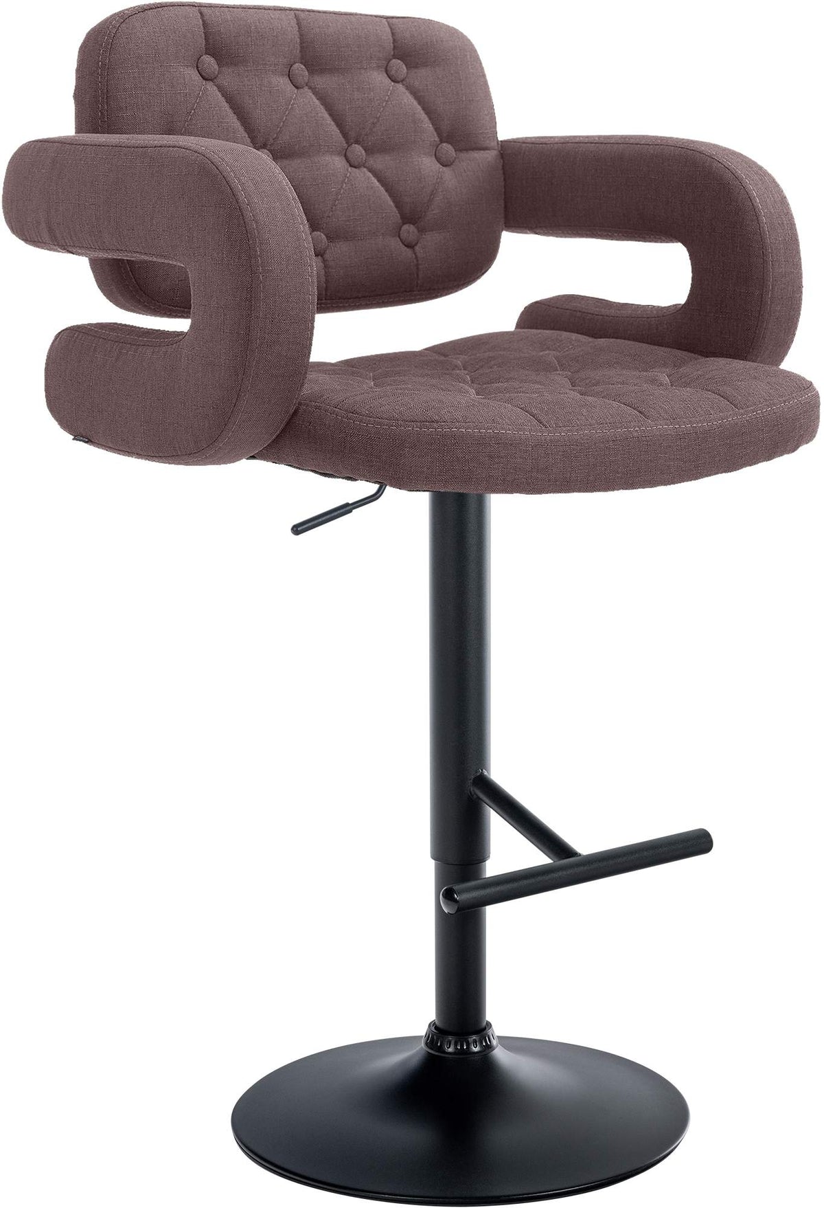 Barhocker Dublin STOFF schwarz – Ansicht 15