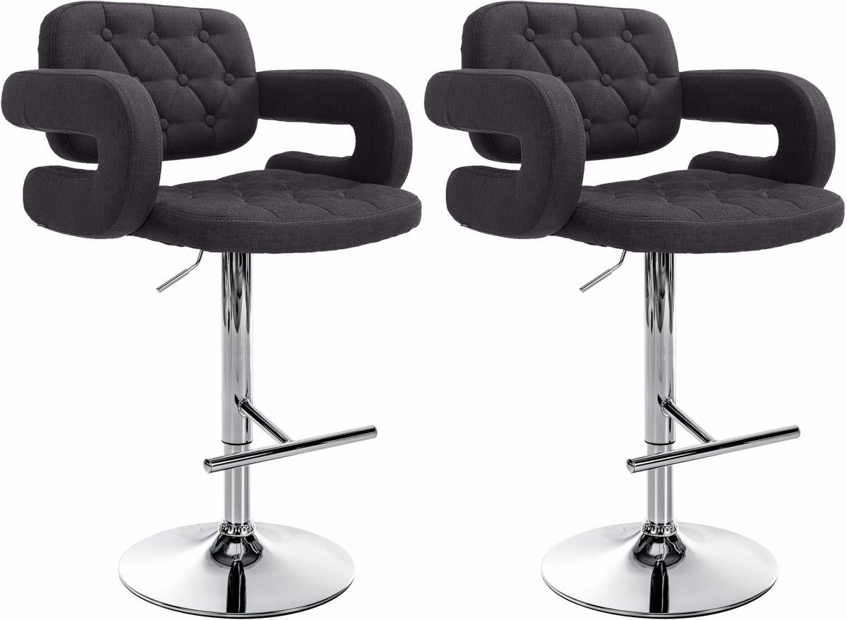 2er Set Barhocker Dublin Stoff C