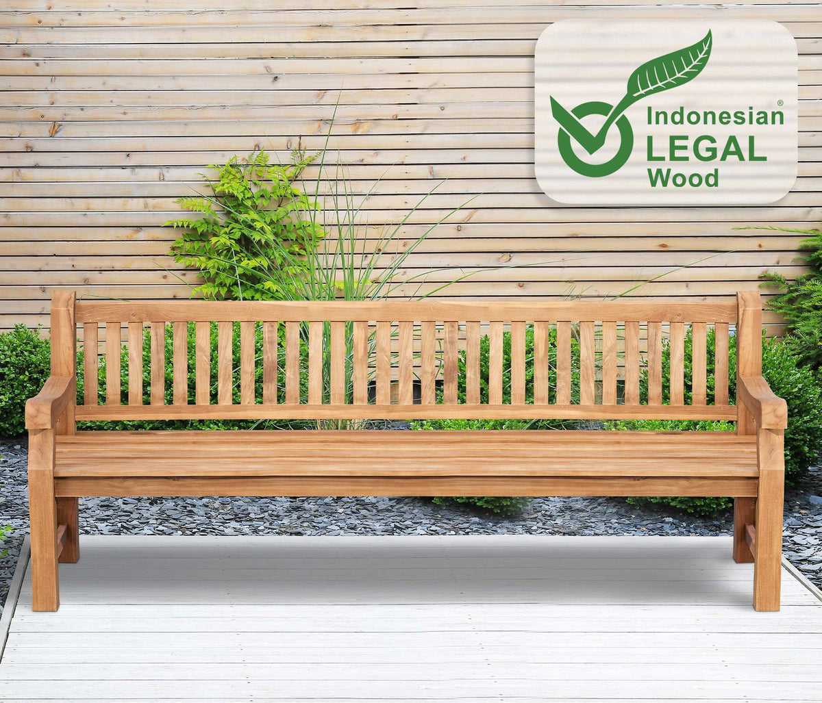 Teakbank Jackson V2 240 cm – Ansicht 4