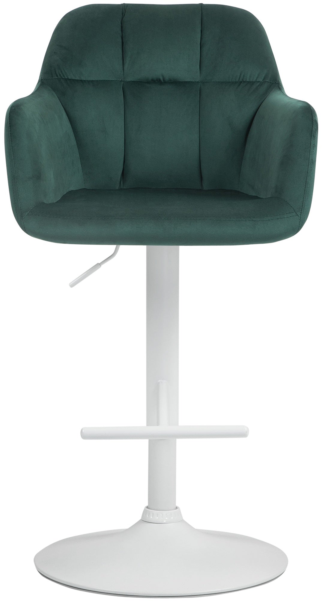 Barhocker Natoma Samt weiß – Ansicht 19