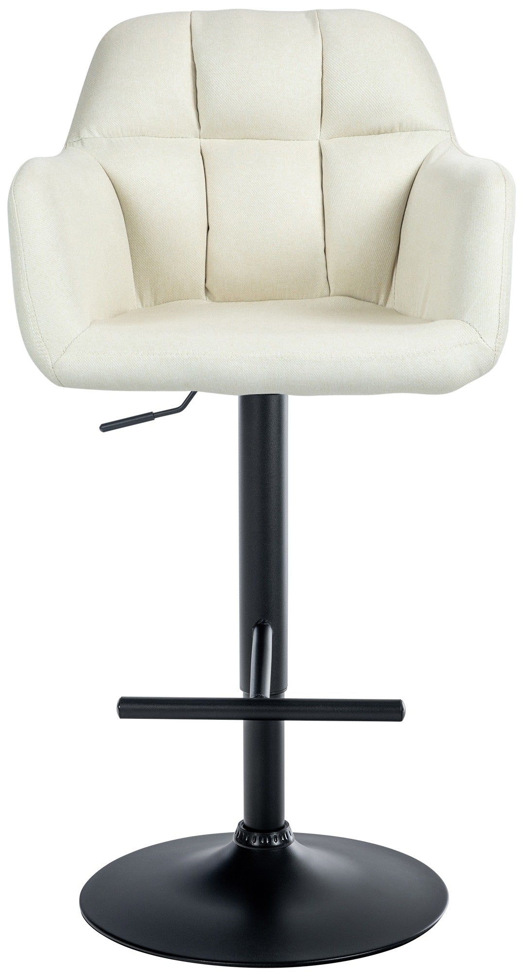 Barhocker Natoma Stoff schwarz – Ansicht 3