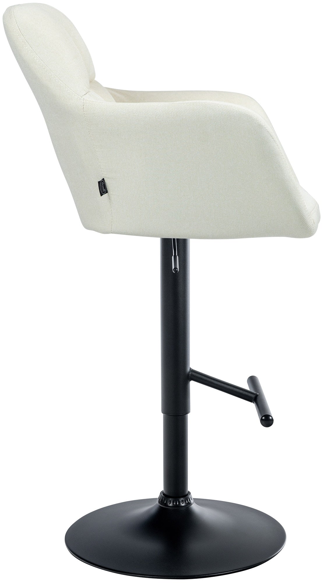 Barhocker Natoma Stoff schwarz – Ansicht 4