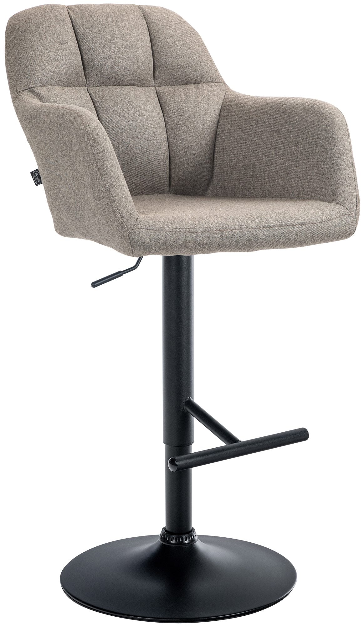 Barhocker Natoma Stoff schwarz – Ansicht 9