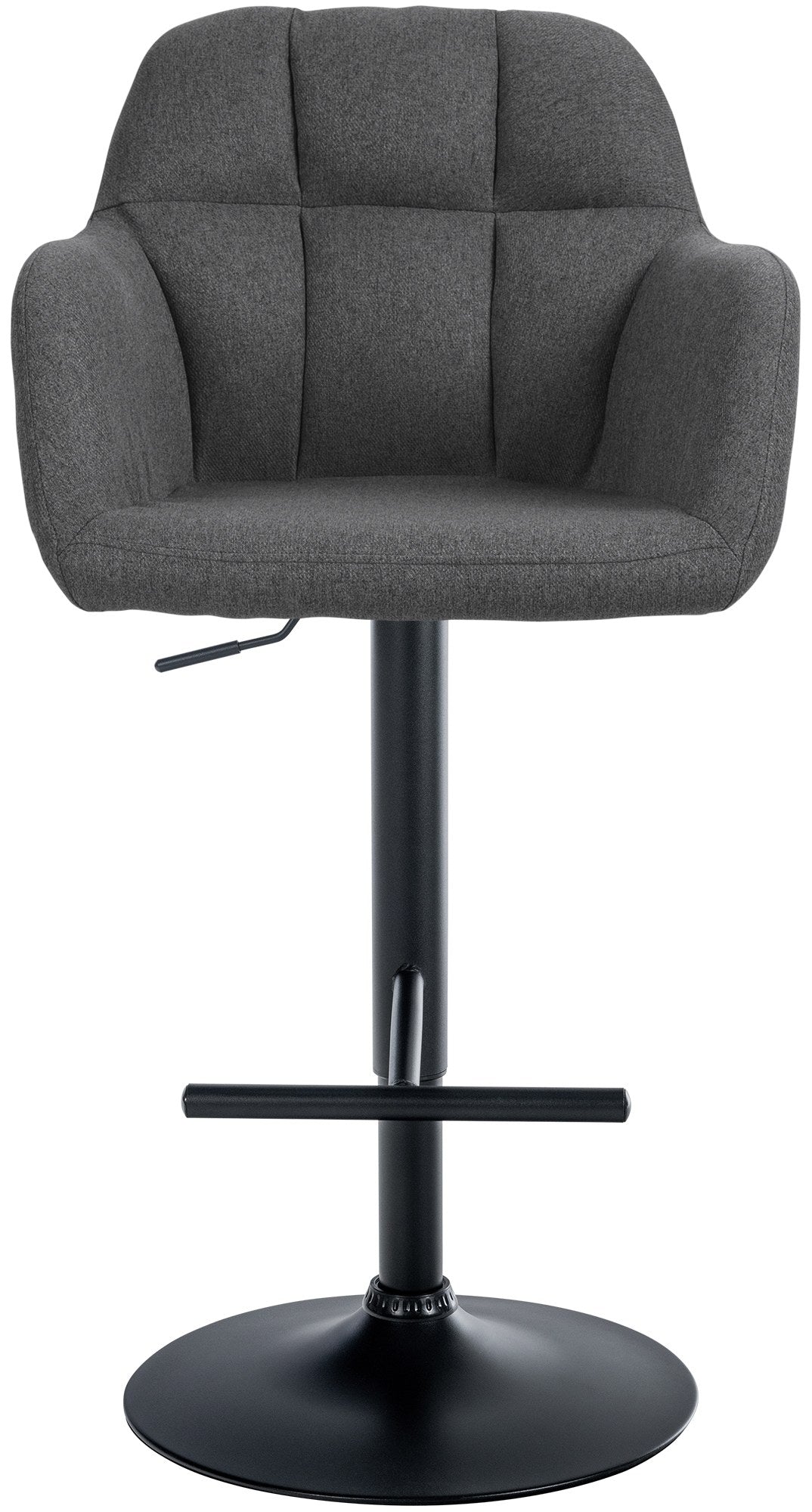 Barhocker Natoma Stoff schwarz – Ansicht 19