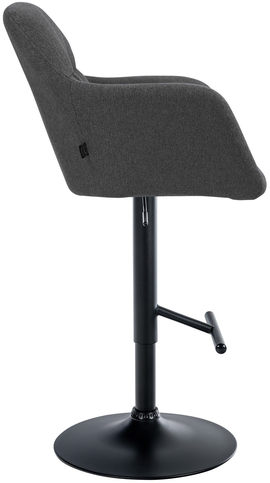 Barhocker Natoma Stoff schwarz – Ansicht 20