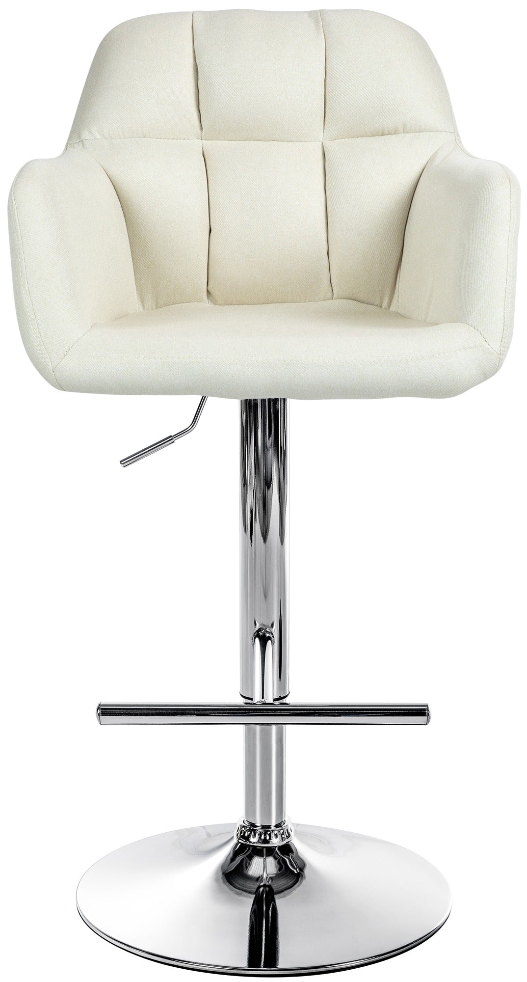 Barhocker Natoma Stoff chrom – Ansicht 3